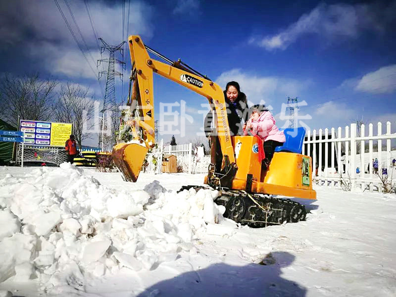 雪地挖掘機01